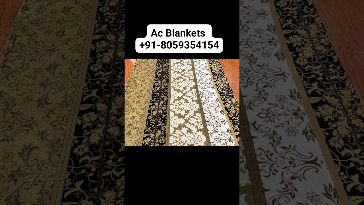 Flanno AC Blanket in All Sizes directly from the panipat | Available on IndiaMART