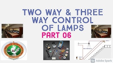 Two Way and Three-Way Control of Lamp Basic Electrical Engineering Laboratory VTU Syllabus BE B Tech
