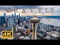 Seattle, Washington, USA in 4K ULTRA HD 🇺🇸 - Aerial views of Seattle skyline