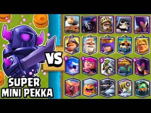 SUPER MINI PEKKA vs TODAS LAS CARTAS | DESAFIO de CLASH ROYALE