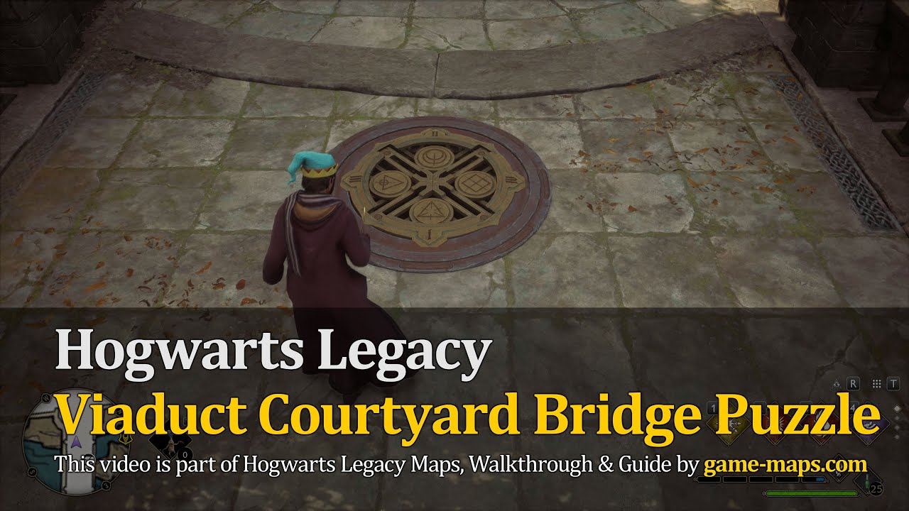 Hogwarts Legacy Bridge Puzzle Guide: Viaduct Courtyard