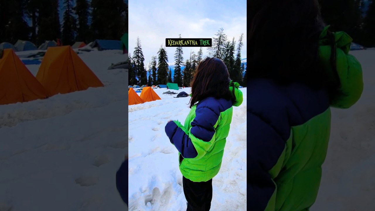 Kedarkantha Trek - All You Need to Know Part 1  #travelshorts #kedarkanthatrek