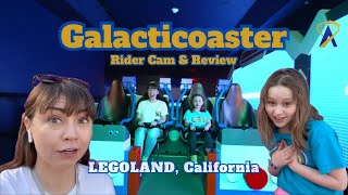 Galacticoaster Rider Cam & Reaction - LEGOLAND, California