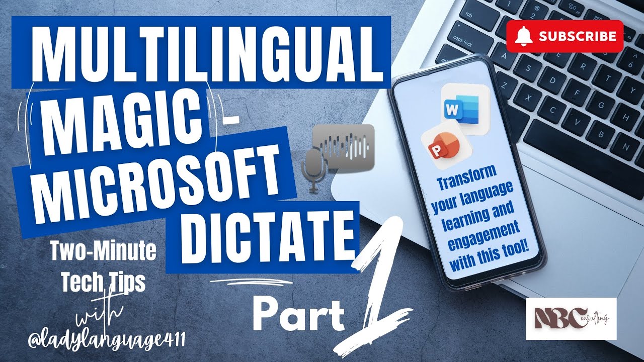 Two-Minute Tech Tutorial: How to Use Microsoft's Dictate Tool, Part 1 ...