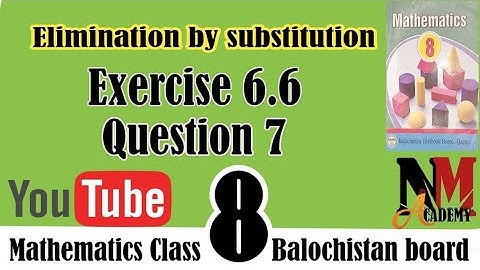 Class 8 maths chapter 6 exercise 6.6 Q7|Mathematics Class 8 Unit 6 balochistan board #8thmaths #math