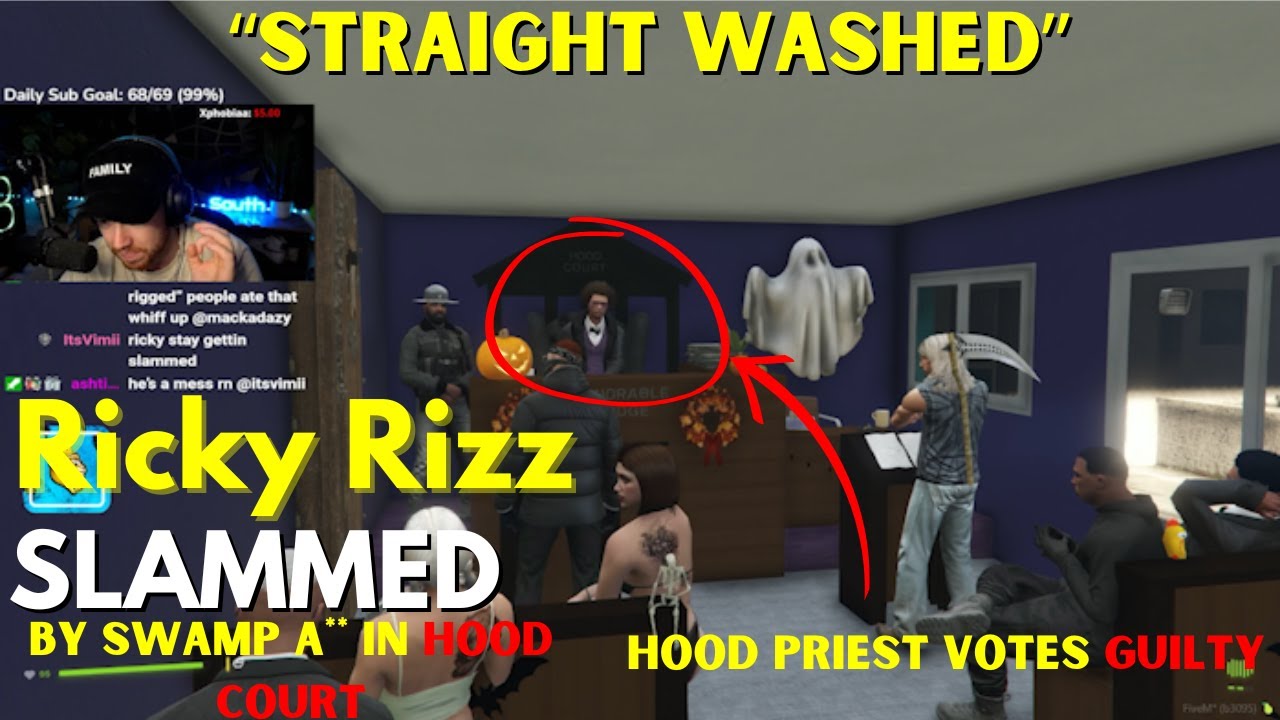 Ricky Rizz is found GUILTY in Hood Court #gtarp | ProdigyRP 2.0 - YouTube