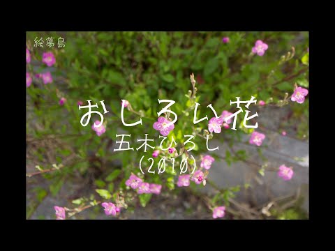 「おしろい花」(2010)　五木ひろし　アルトサックスで　サックスシリーズ６５６曲目　島本光弘　絵夢島/PIXTA 　エムシマ　手打ち歌詞付き