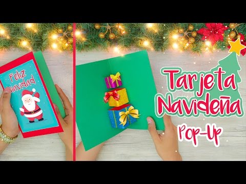 DIY: Tarjeta POP-UP regalos navideños – ESPECIAL DE NAVIDAD