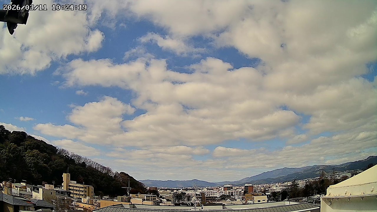 京都府京都市左京区北白川久保田町ライブカメラ Kyoto Sakyo Live camera.world.cam