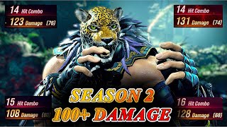 Tekken 8 | King Season 2 100 Damage Combos!