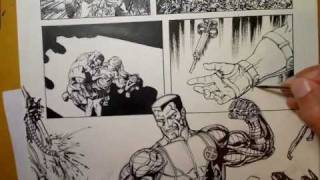Creating a Comic Book Page Part 9