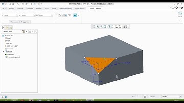 Corner Chamfer in Creo