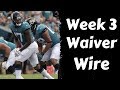 Fantasy Football 2019 | Week 3 Waiver Wire (TIMESTAMPS)