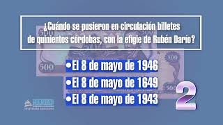 Trivias Nicaragüenses - Billetes de Rubén Darío
