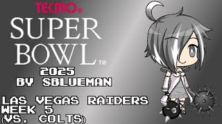 Tecmo Super Bowl 2025 (NES)(SBlueman) - Las Vegas Raiders - Week 5