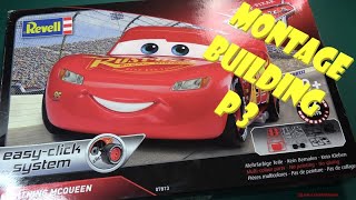 Disney CARS 1/24 Flash McQueen Revell Part 3/5 Préparation Grappe et pièces