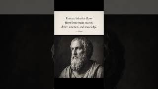 Why Humans Do What They Do — Plato's Timeless Blueprint of Human Nature. #shorts #plato #philosophy
