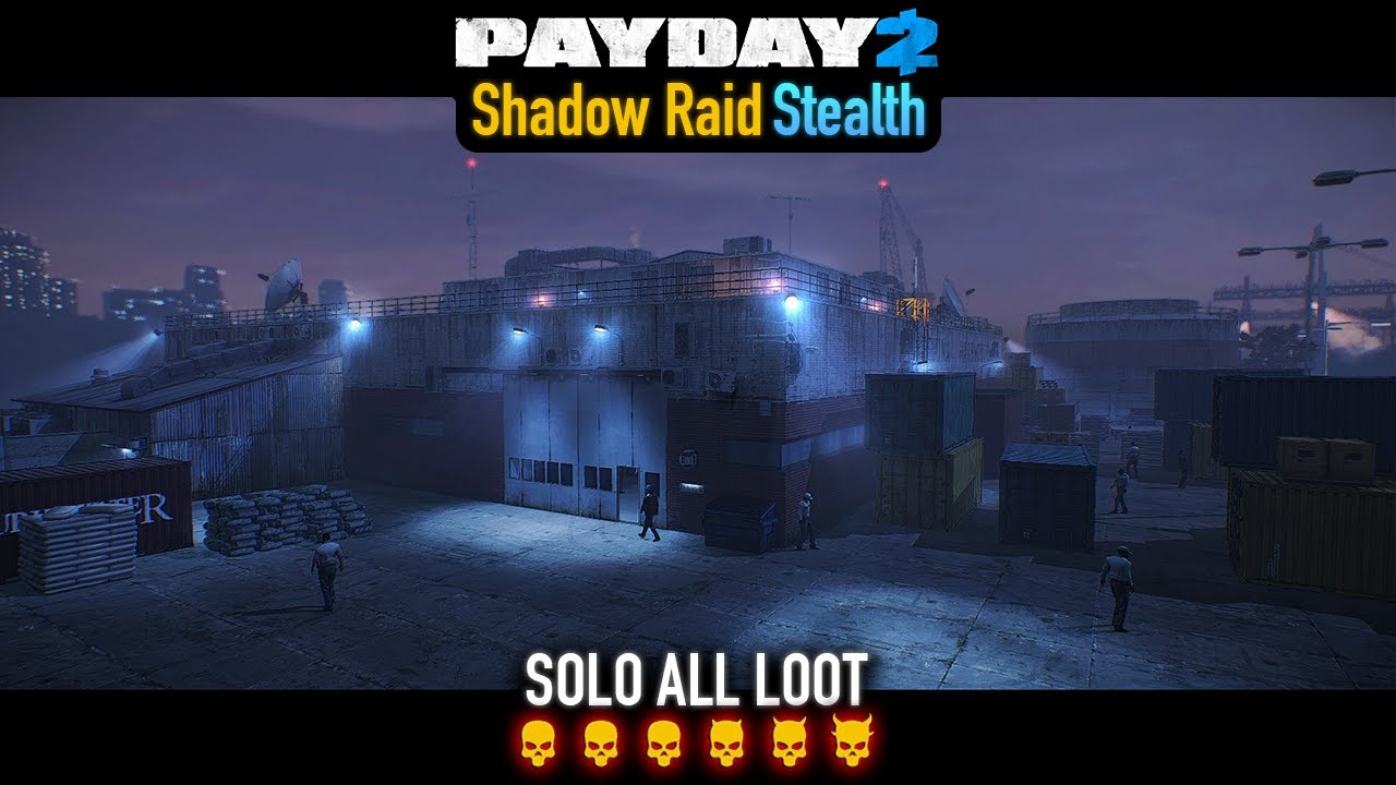 PAYDAY 2 - Shadow Raid DSOD (Stealth) Solo All Loot