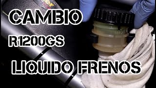Cambio Liquido Frenos Traseros Bmw R1200 parte 2