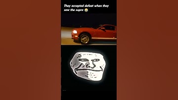 Mustang accepted defeat when he saw the Supra 🥵😎😈#troll #face #trending #shorts #new #video #supra