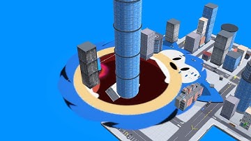 Hole.io - Big Hole City #90 Gameplay Walkthrough Android iOS