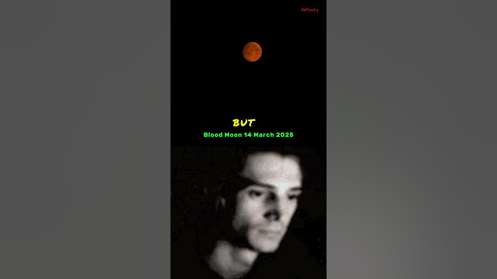 Blood MOON, Friday, March 14, 2025