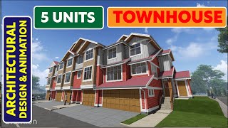 Townhouse  5 Units Traditional Design