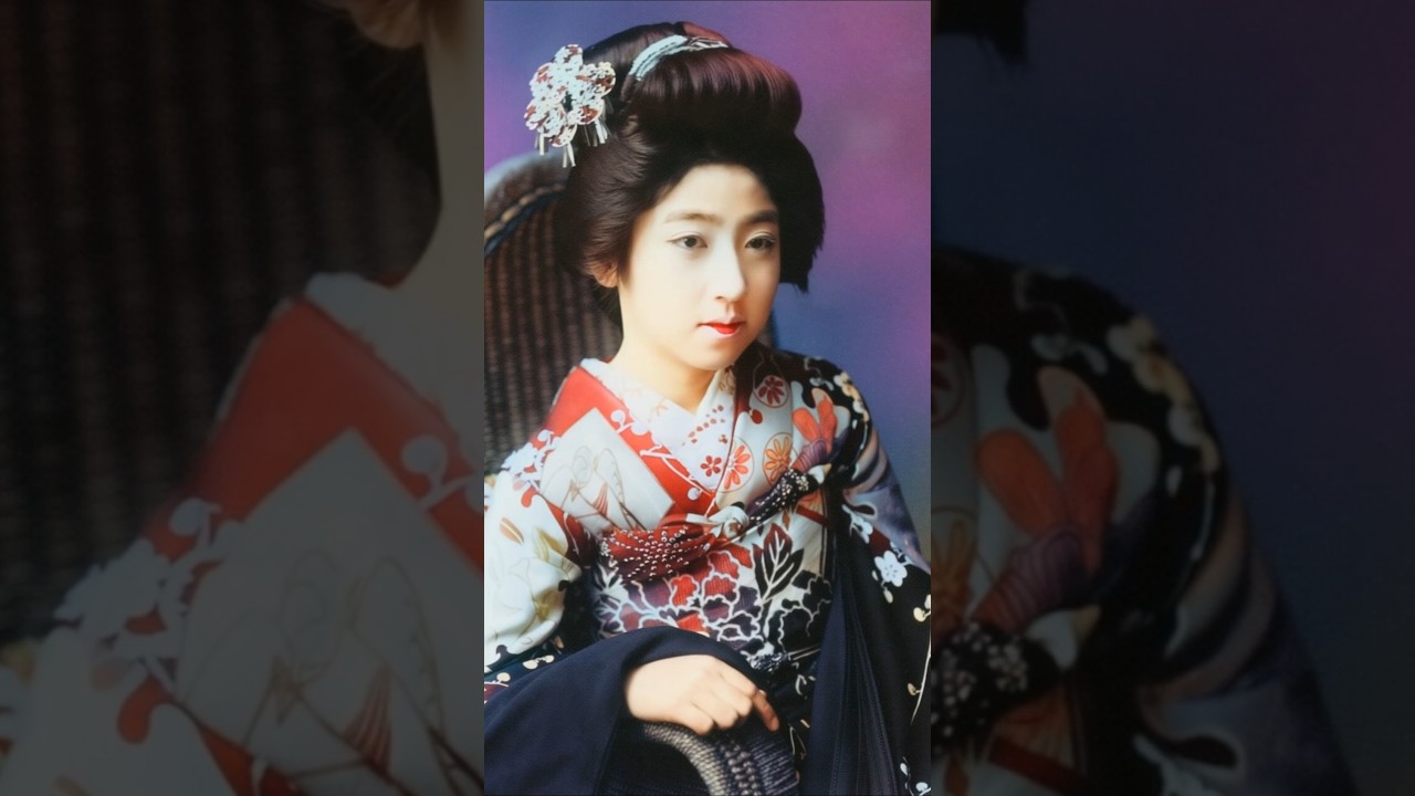 明治・大正時代の芸妓をAIでカラー&動画化 Geisha Girls - YouTube