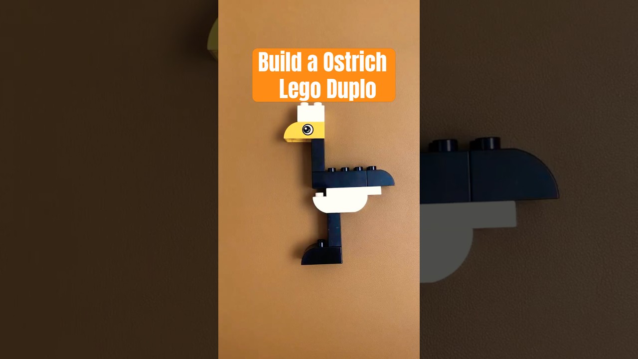 Build a Ostrich Animals Lego Duplo.