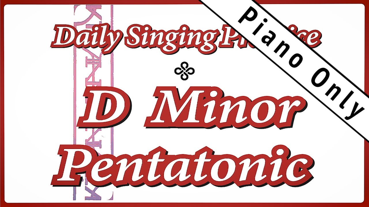 d minor pentatonic scale piano