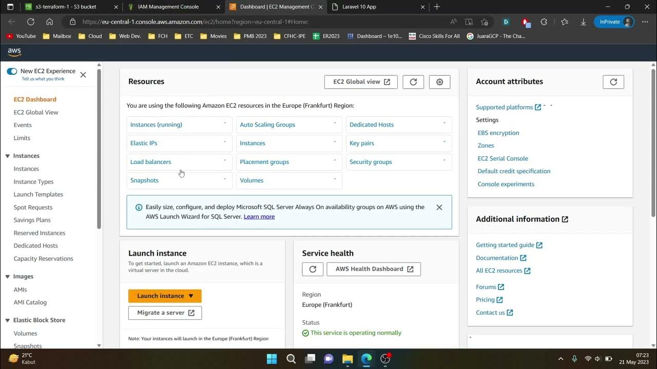 5. Connect Laravel App. Hosted in AWS EC2 to S3 Bucket YouTube