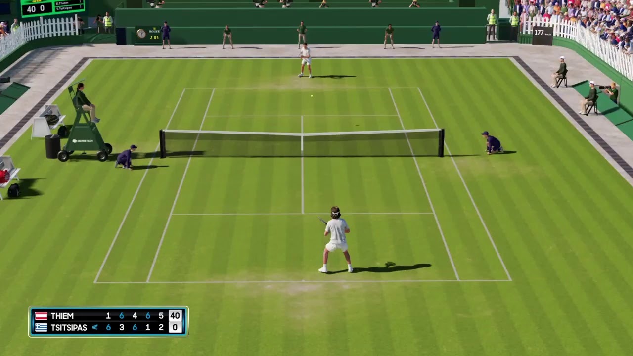 Virtual Wimbledon 2020 Men's 1/4 Finals, Day 10 D.Thiem vs S