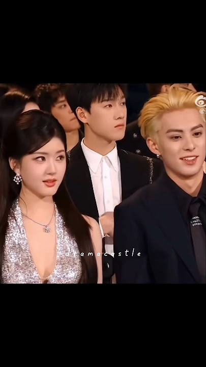They look each other and got shy | Dylan wang #shorts #zhaolusi #dylanwang #cdrama #trending