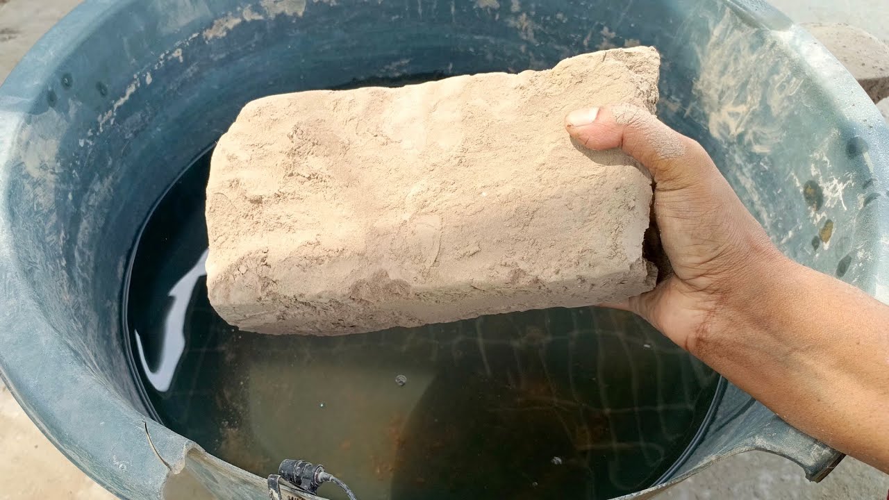 Asmr. Ten dirts texture water crumbling huge big chu ks