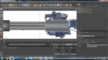 Mini gun tutorial (part 1) cinema 4D