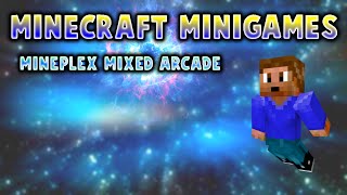 Minecraft mixed arcade |Minigame playthrough|
