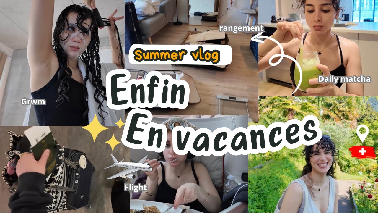 Enfin en vacances ✈️🤩✨