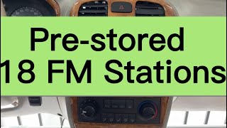 Leadfan L4 Pre-stored 18 FM Stations