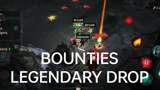 89. Legendary Head Item Drop from Doing Bounties. - Necromancer Diablo Immortal