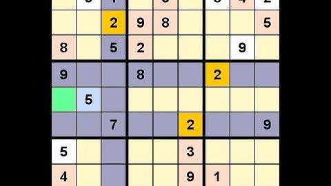 How to Solve Washington Times Sudoku Difficult May 18, 2021