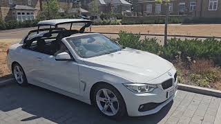 BMW 428i Roof Operation