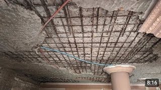 How to repair spalling concrete, cracked concrete, rusted bars. Easy, effective practical ##solution