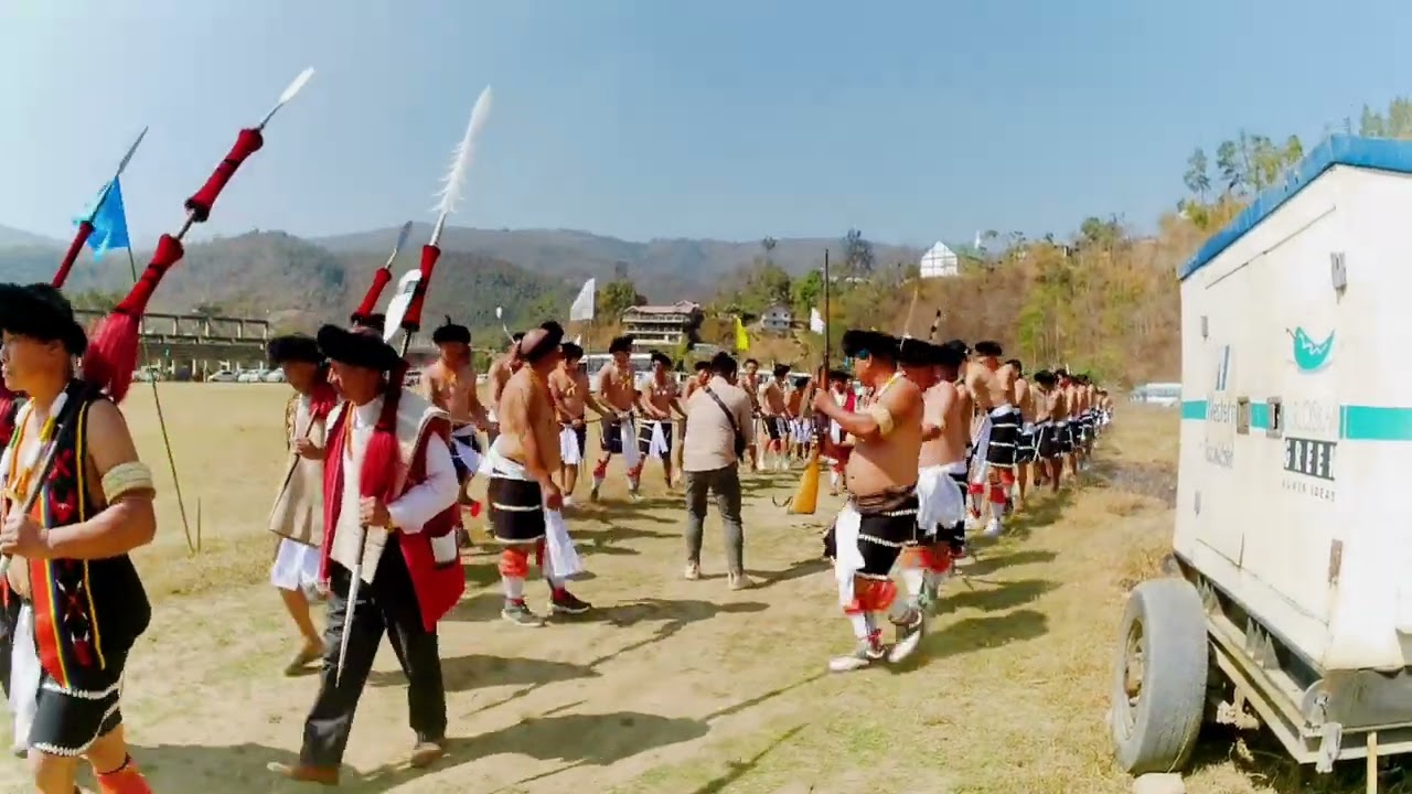 Indigenous items performed during One Day Cultural Meet of Poumai residing at Senapati (dist) HQ