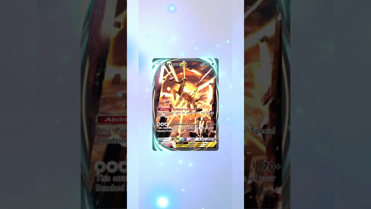 Pokémon TCG Pocket Arceus EX Immersion Art Mini Movie 