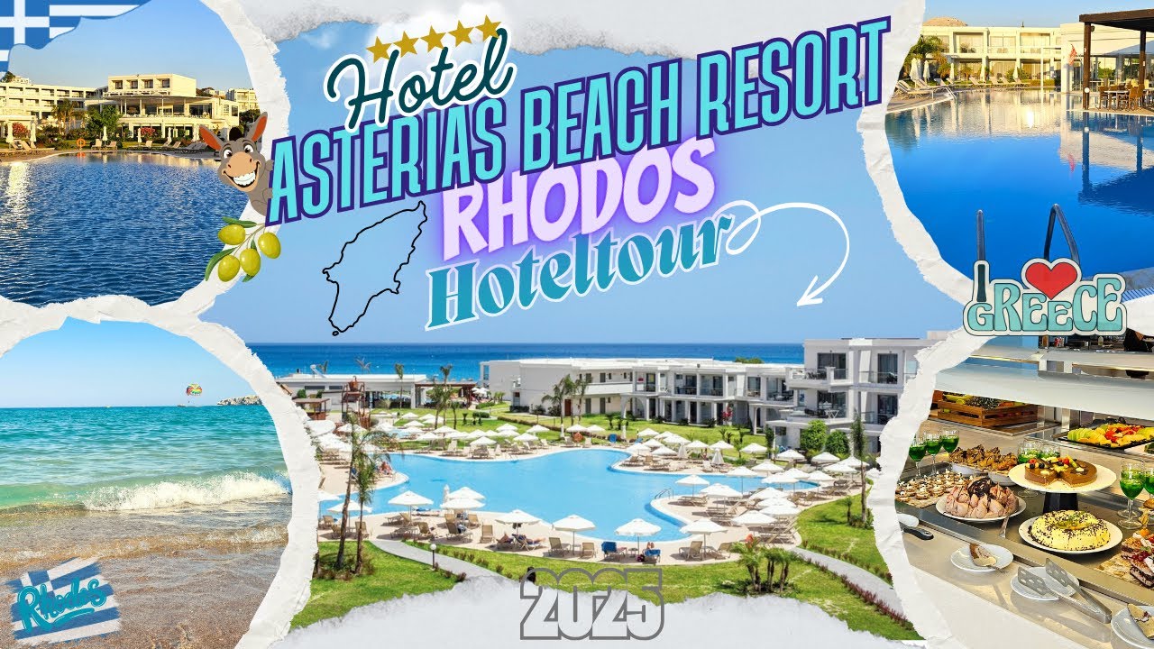 Hotel Asterias Beach Resort | Rhodos | Hoteltour | Tour | Greece | Vlog | Rundgang XXL | DJI | 2025