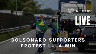 LIVE: Brazilian President Jair Bolsonaro supporters block Sao Paulo roads