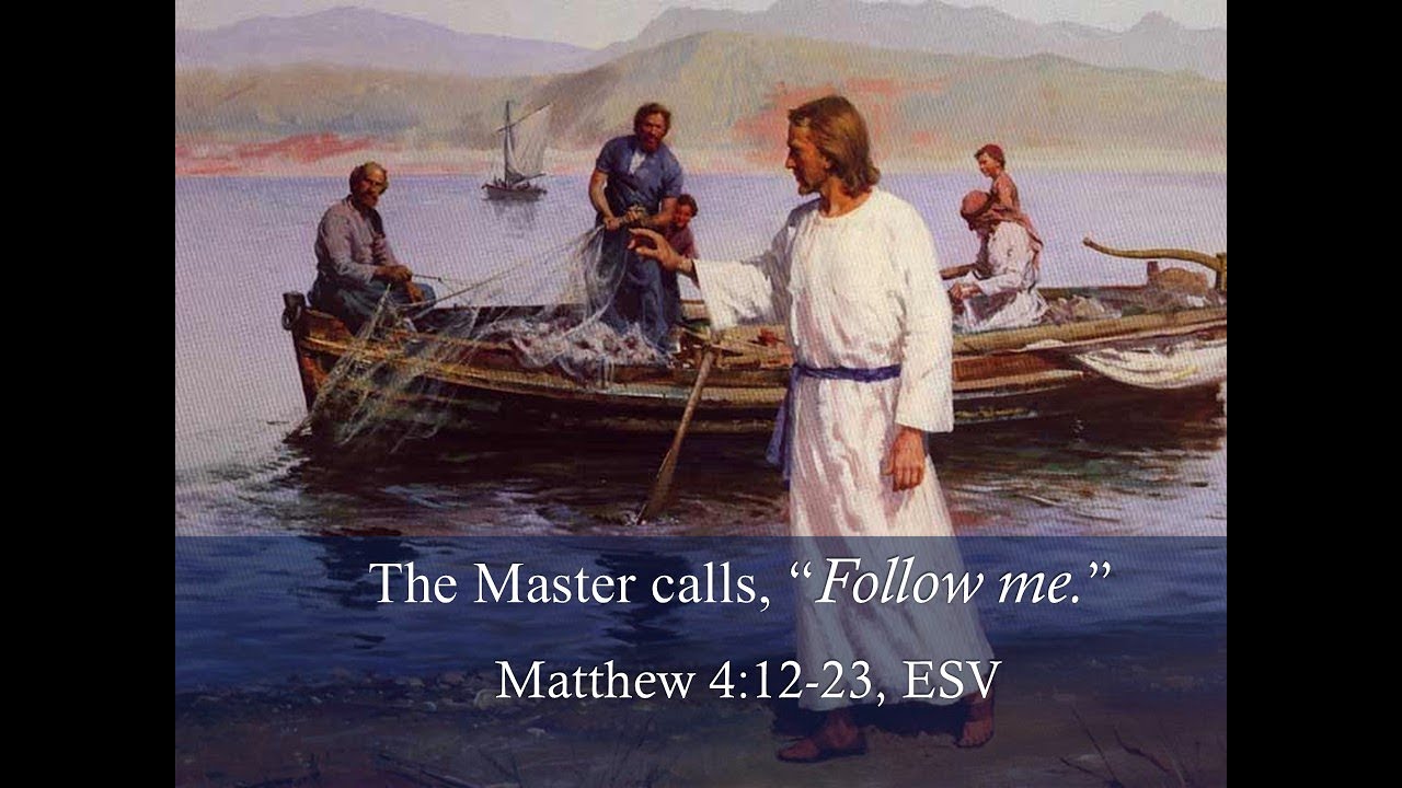 The Unexpected Messiah says, “Follow me.”    Matthew 