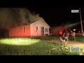 House backdraft caught on camera