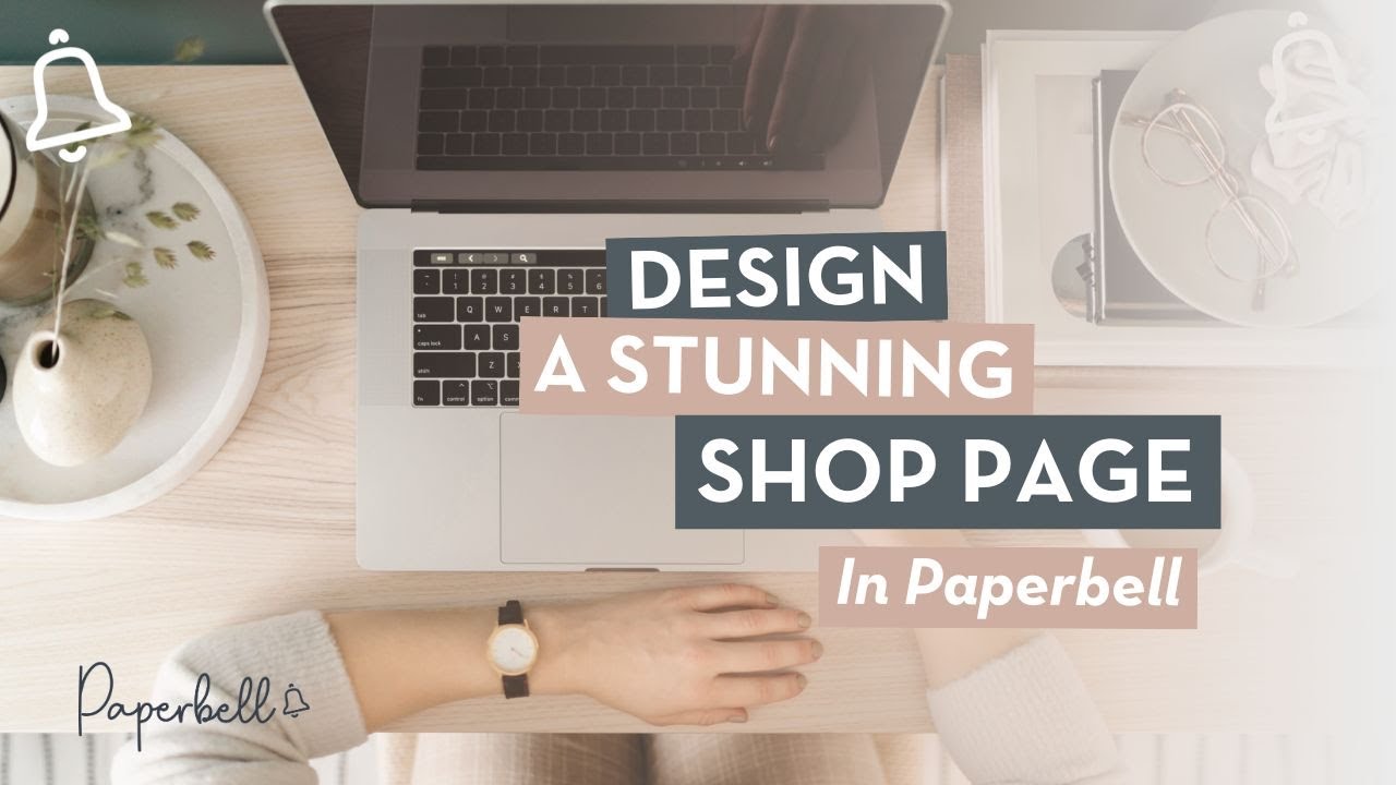 Paperbell Laura Roder How to Design Your Coaching Website Homepage (Paperbell Shop Page ...