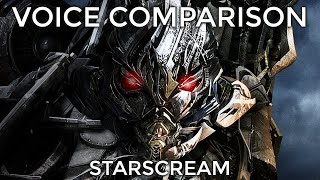 Voice Comparison: Starscream (Transformers)